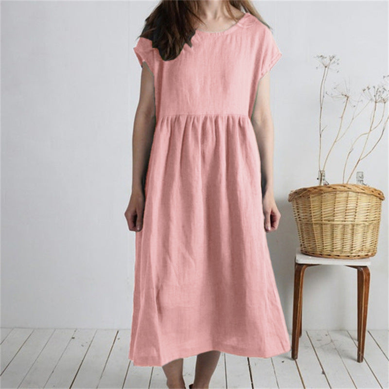 Women's Linen Casual Dress