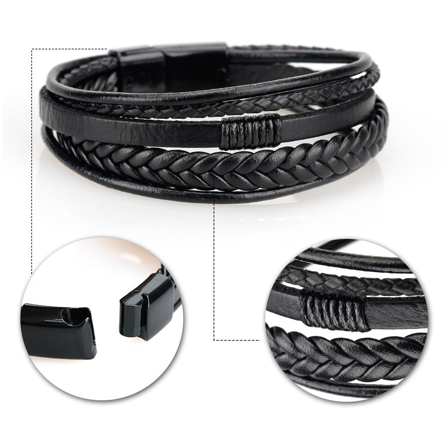 Braided Leather Bracelet