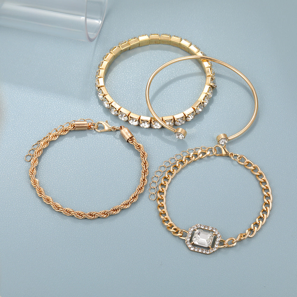 Bohemian Crystal Bracelet Set
