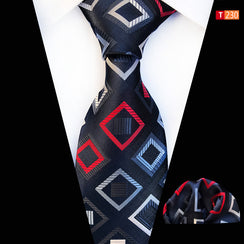 Jacquard Tie & Pocket Square Set